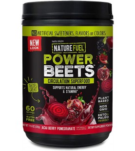 Nature Fuel Power Beets Super Concentrated Circulation Superfood, 60 Servings