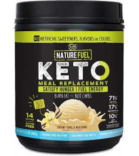 Nature Fuel Keto Meal Replacement Powder - 14 Servings