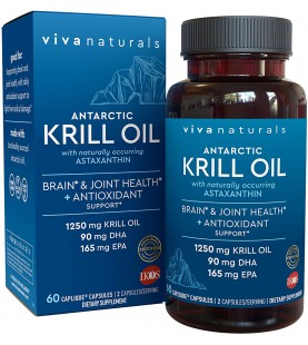 Krill Oil Supplement - Antarctic Krill Oil 1250 mg