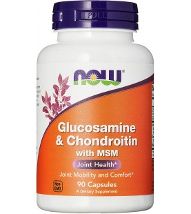 NOW Supplements, Glucosamine & Chondroitin, 90 Capsules