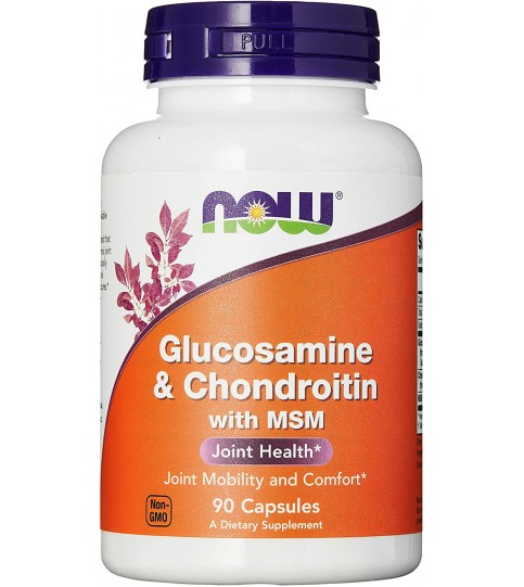 NOW Supplements, Glucosamine & Chondroitin, 90 Capsules