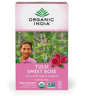 India Sweet Rose Tulsi Tea (6x18 CT)