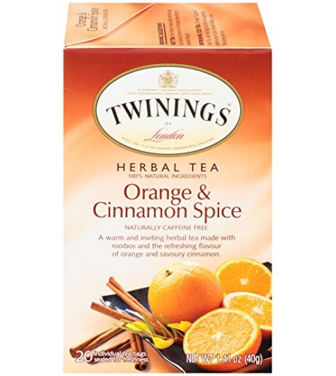 Twinings Orange & Cinnamon Spice Tea (6x20 Bag)