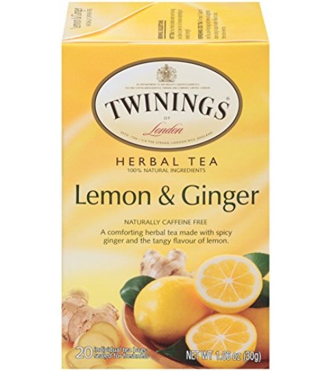 Twinings Lemon & Ginger Tea (6x20 Bag)