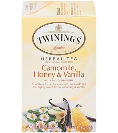 Twinings Herbal Camomile, Honey & Vanilla Tea (6x20 Bag)