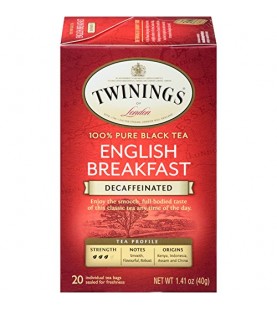 Twinings Decaf English Breakfast Tea (6x20 Bag)