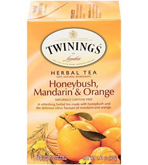 Twinings Honeybush Mandrine Orange Tea (6x20 Bag)