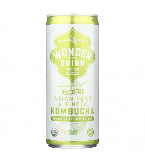 Kombucha Wonder Drink Asian Pear Ginger (24x8.4Oz)