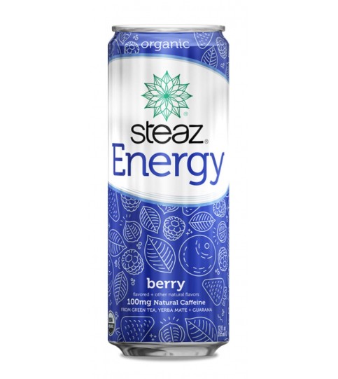 Steaz Organic Energy Berry (12x12 OZ)