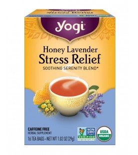 Yogi Teas Honey Lavender Stress Relief Tea (6x16 Bag)