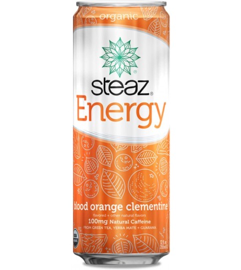 Steaz Organic Energy Orange (12x12 OZ)