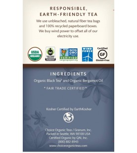 Choice Organic Teas Earl Grey (6x16 Bag)