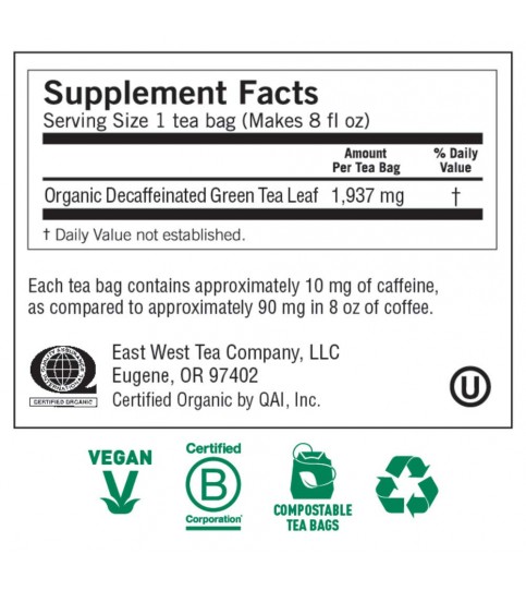 Yogi Simply Green Decaf Tea (6x16 Bag)