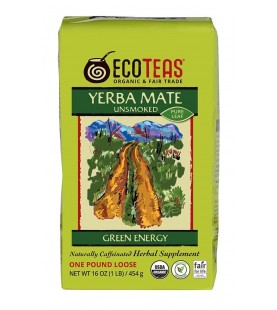 ECOTEAS Yerba Mate Pure Leaf Loose Tea (6x1LB)