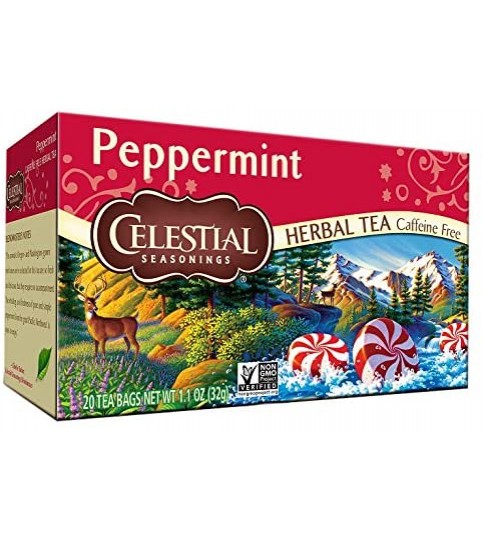 Celestial Seasonings Peppermint Herb Tea (6x20bag)