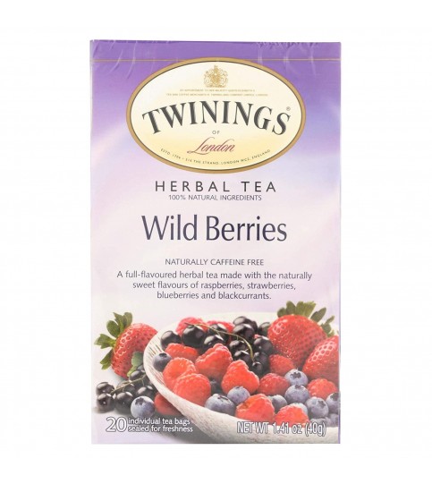 Twinings Herbal Wild Berries Tea (6x20 Bag)