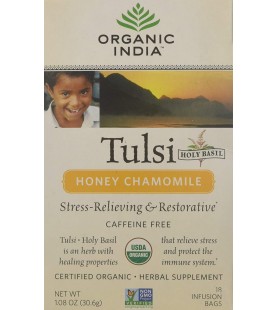 India Honey Chamomile Tulsi Tea (6x18 CT)