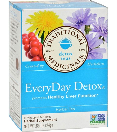 Traditional Medicinals Everyday Detox Herb Tea (1x16 Bag)