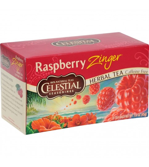 Celestial Seasonings Raspberry Zinger Herb Tea (6x20bag)