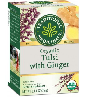 Traditional Medicinals Tulsi With Ginger (6x16 BAG )