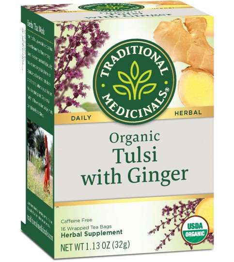 Traditional Medicinals Tulsi With Ginger (6x16 BAG )