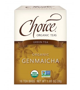 Choice Organic Teas Genmaicha Green with Toasted Brown Rice (6x16 Bag)