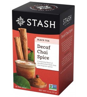 Stash Tea Chai Spice Blend Decaf Tea (6x18 CT)