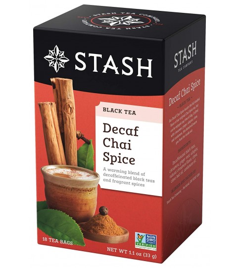 Stash Tea Chai Spice Blend Decaf Tea (6x18 CT)