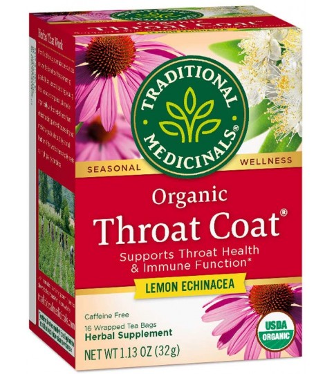 Traditional Medicinals Lemon Echinacea Throat Herb Tea (1x16 Bag)