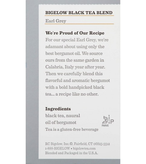 Bigelow Earl Grey Tea (6x40BG )