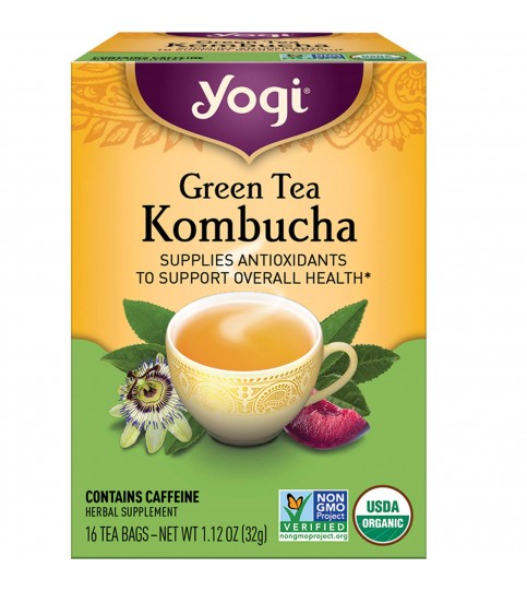 Yogi Green Kombucha Tea (6x16 Bag)