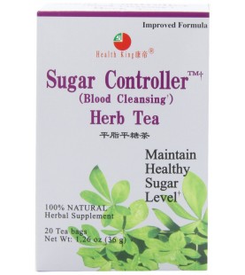 Health King Sugar Controller Blood Cleansing Herb Tea (1x20 Tea Bags)