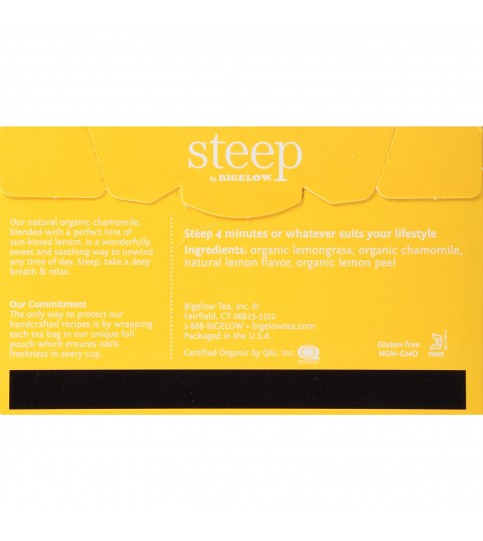 Bigelow Tea Steep Organic Chamomile Citrus (6x20 BAG )