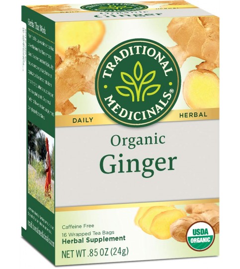 Traditional Medicinals Ginger Tea (6x16 Bag)