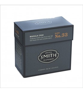 Smith Teamaker Masala Chai Blend No. 33 Full Leaf Blended Black Tea (6X15 Bag )