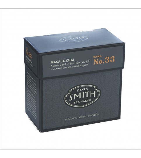 Smith Teamaker Masala Chai Blend No. 33 Full Leaf Blended Black Tea (6X15 Bag )