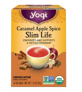 Yogi Teas Caramel Apple Spice Snack Tea (6x16 Bag)