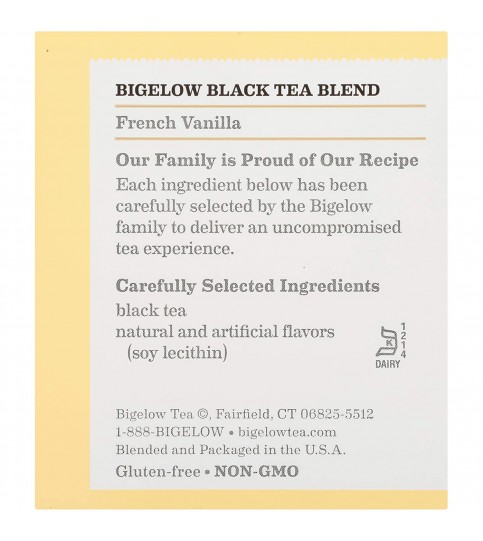 Bigelow French Vanilla Tea (6x20 Bag )