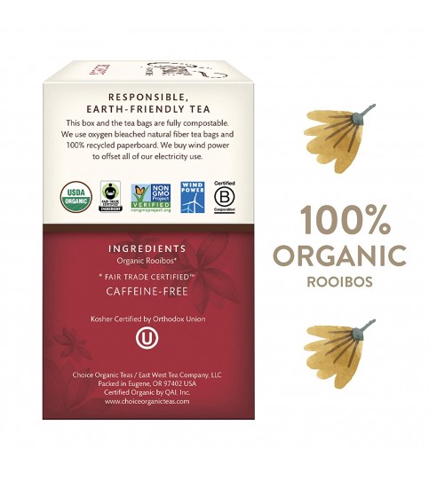 Choice Organic Teas Rooibos Tea (6x16 Bag)