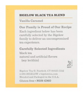 Bigelow Vanilla Caramel Tea (6x20 Bag )