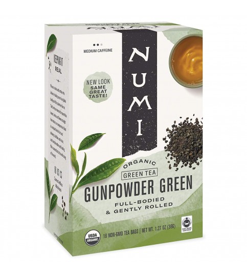 Numi Tea Gunpowder Green Tea (6x18 Bag)