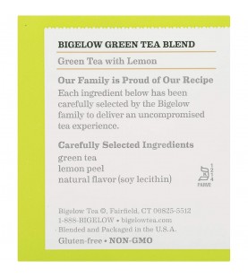 Bigelow Green Tea With Lemon (6x20 Bag)