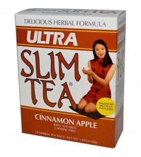 Hobe Labs Ultra Slim Tea Cinnamon Apple (1x24 Tea Bags)