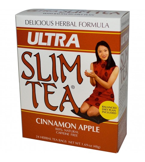 Hobe Labs Ultra Slim Tea Cinnamon Apple (1x24 Tea Bags)