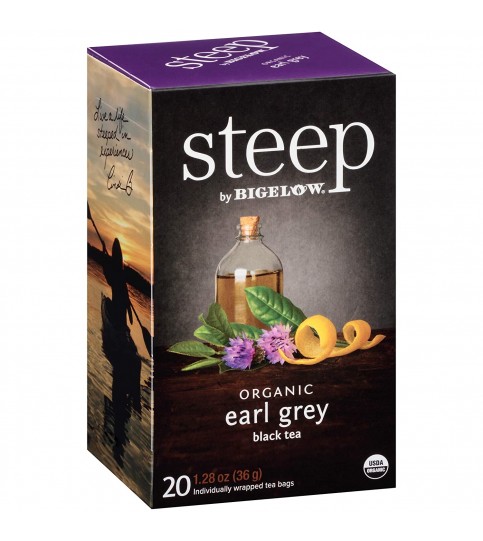 Bigelow Steep Organic Earl Grey Black Tea (6x20 BAG )