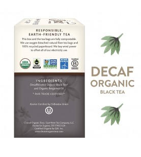 Choice Organic Teas Decaf Earl Grey (6x16 Bag)