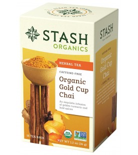 Stash Organic Gold Cup Chai Tea (6x18 BAG )