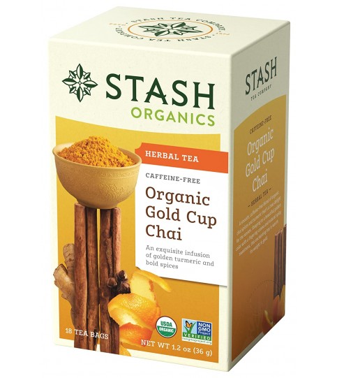 Stash Organic Gold Cup Chai Tea (6x18 BAG )