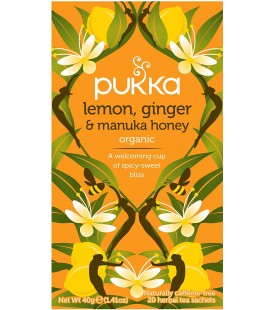 Pukka Herbs Og2 Lemon Ginger Honey Tea (6x20BAG)