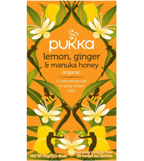 Pukka Herbs Og2 Lemon Ginger Honey Tea (6x20BAG)